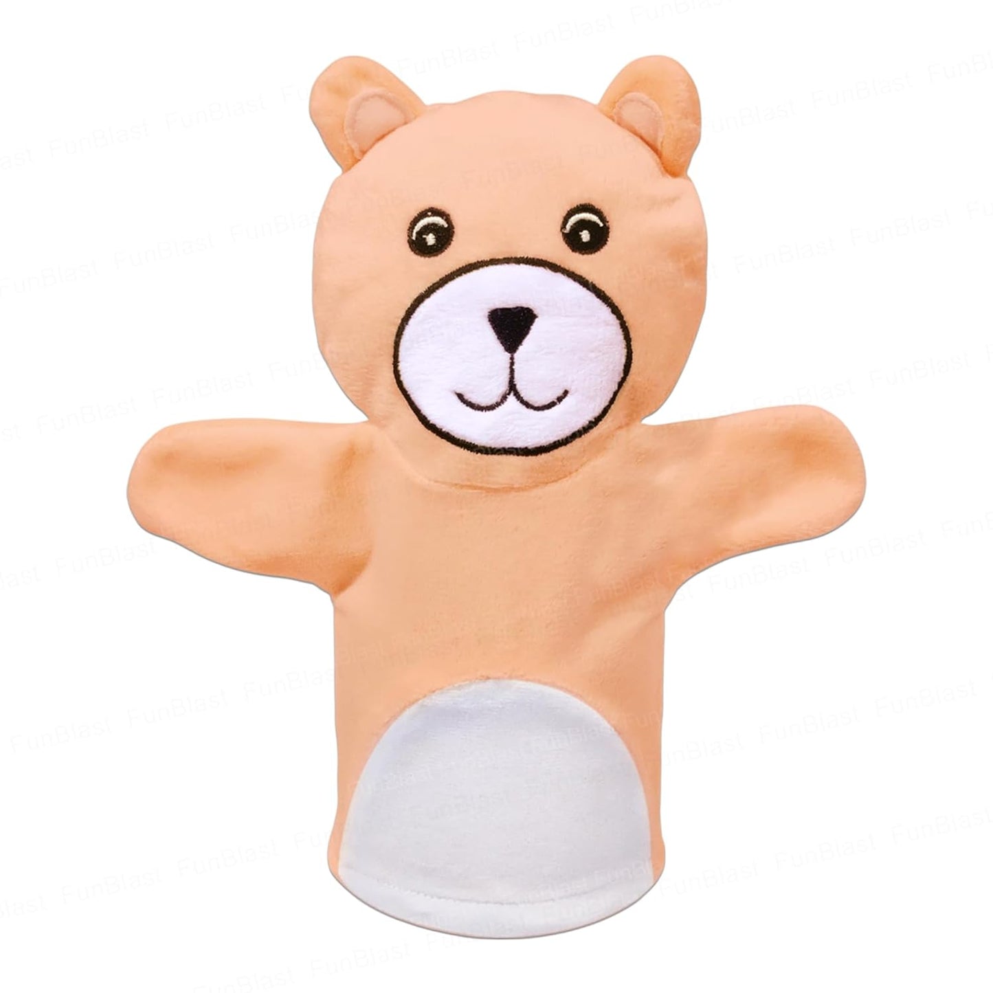 FunBlast Hand Puppets for Kids - Soft Puppets, Story Telling Puppet Toy, Plush Animals Puppet, Fun Play Learning Toys - Multicolor (Tiger)