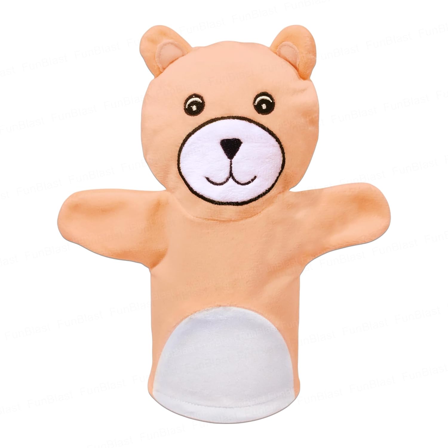 FunBlast Hand Puppets for Kids - Soft Puppets, Story Telling Puppet Toy, Plush Animals Puppet, Fun Play Learning Toys - Multicolor (Tiger)
