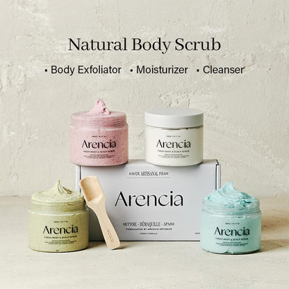 Arencia French Mint & Lily Fresh Cloud Body & Scalp Scrub