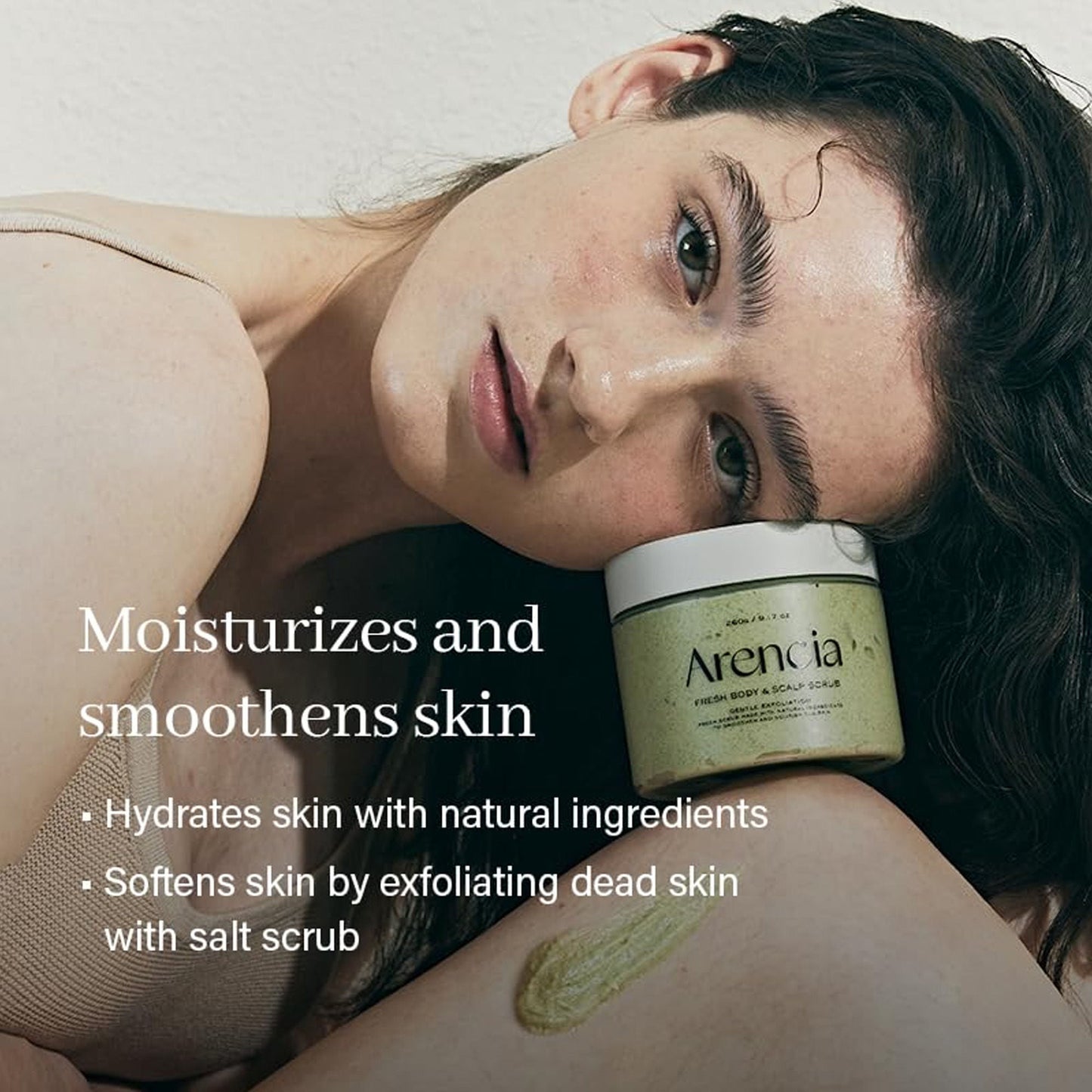 Arencia Black Tea & Yuzu Fresh Cloud Body & Scalp Scrub