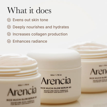 Arencia Rice Mucin Glow Serum 30