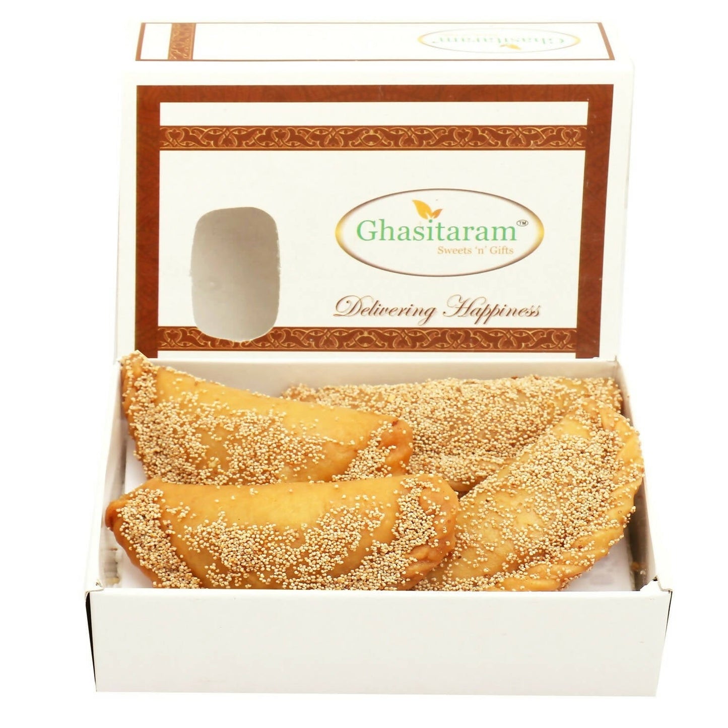 Ghasitaram Holi Sweets - Roasted Khus Khus Gujiya