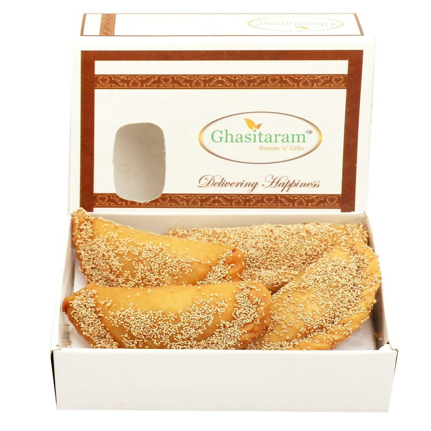 Ghasitaram Holi Sweets - Roasted Khus Khus Gujiya