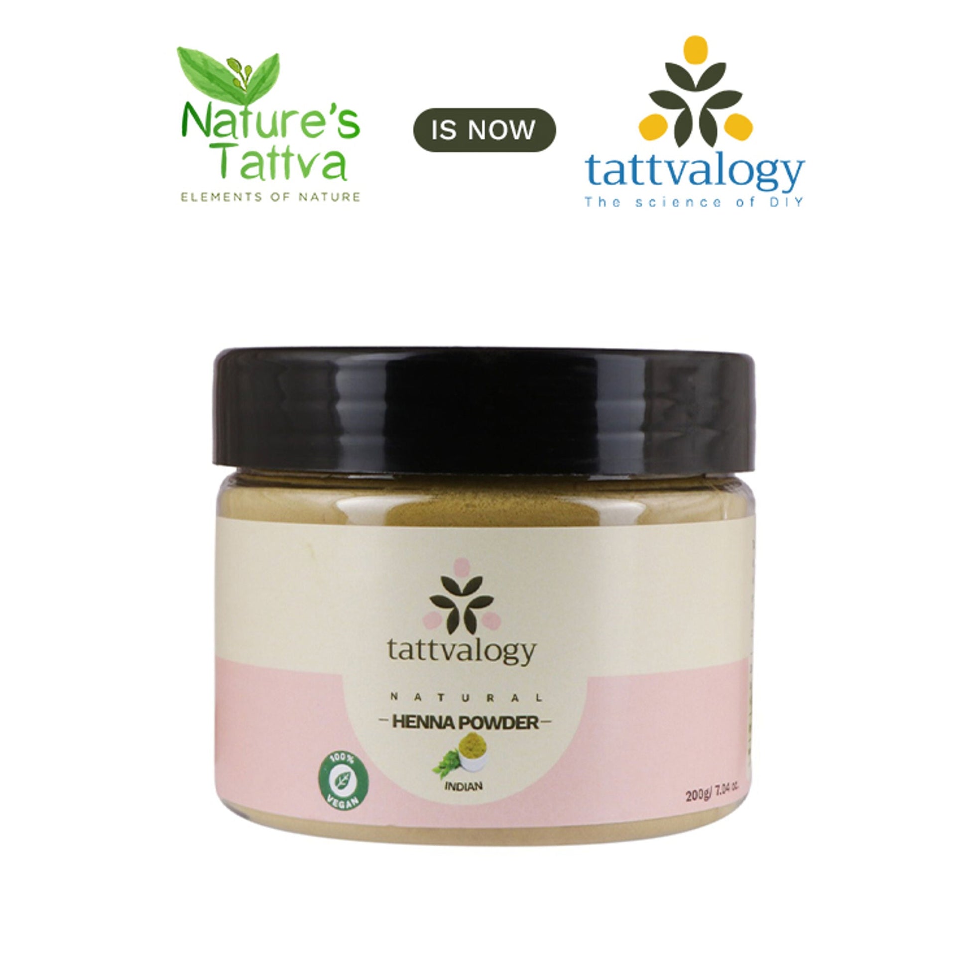 Tattvalogy Natural Henna Powder -From Rajasthan, Natural Hair Color & Conditioning for Healthy Hair