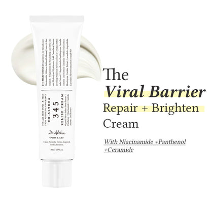 Dr.Althea 345 Relief Cream: Soothing & Barrier Repair Cream with power of Niacinamide & Panthenol