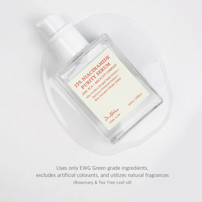 Dr.Althea 15% Niacinamide Purity Serum: High-Potency Serum for Oil Control & Pores