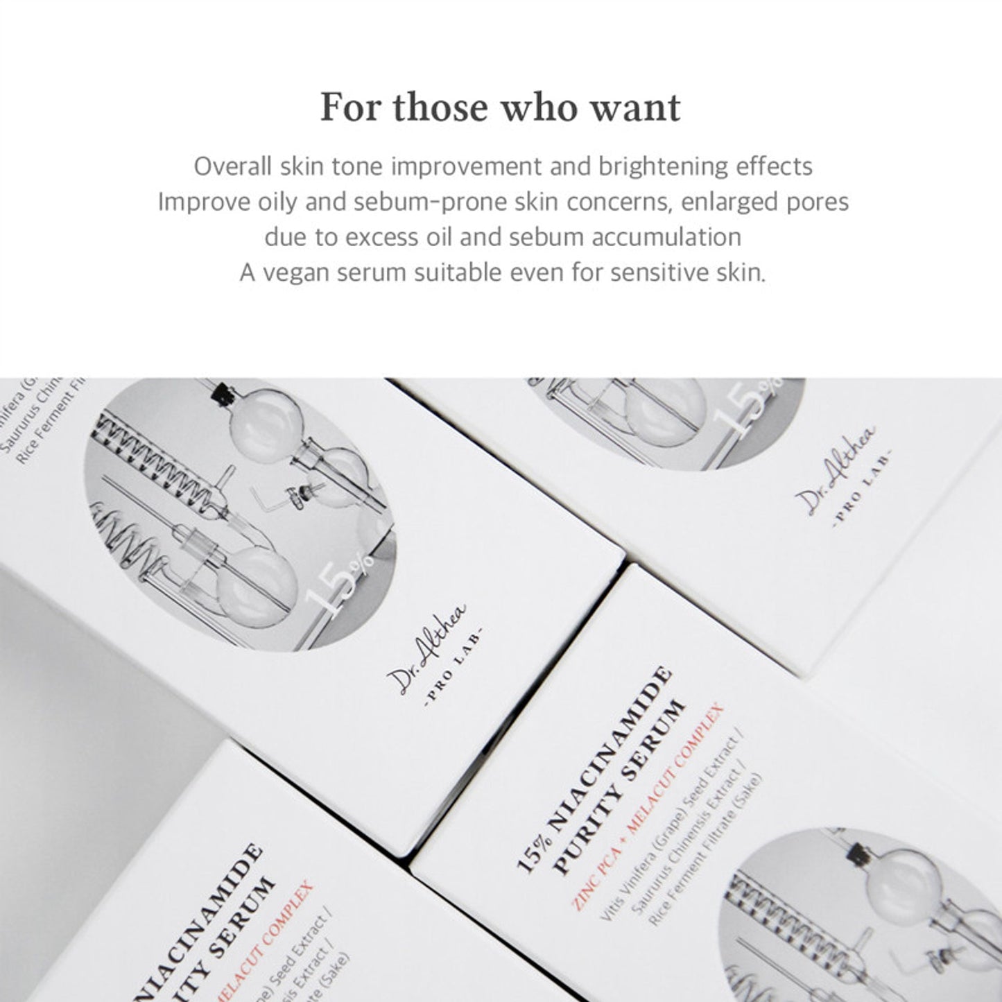 Dr.Althea 15% Niacinamide Purity Serum: High-Potency Serum for Oil Control & Pores