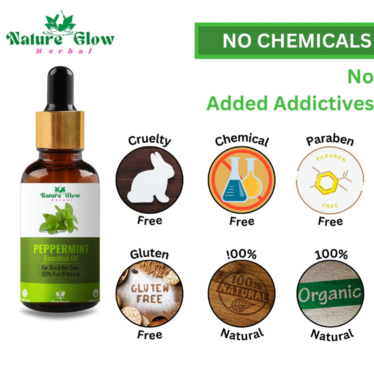 Nature Glow Herbal Peppermint Essential Oil