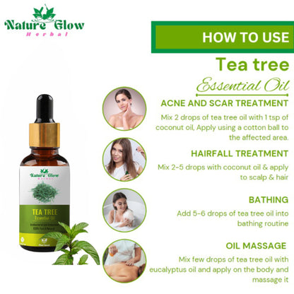 Nature Glow Herbal Tea Tree Essential Oil