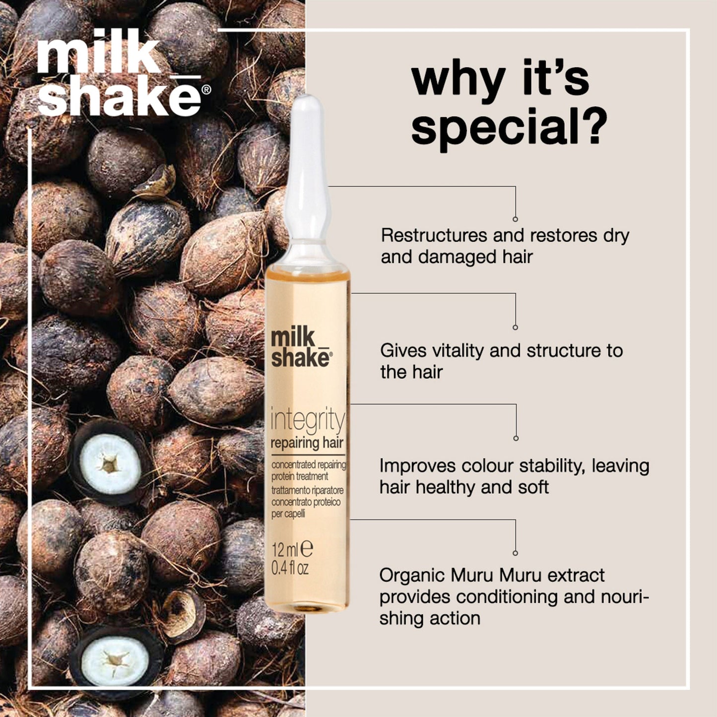 Milkshake Integrity Repairing Hair Lotion 8 Vials