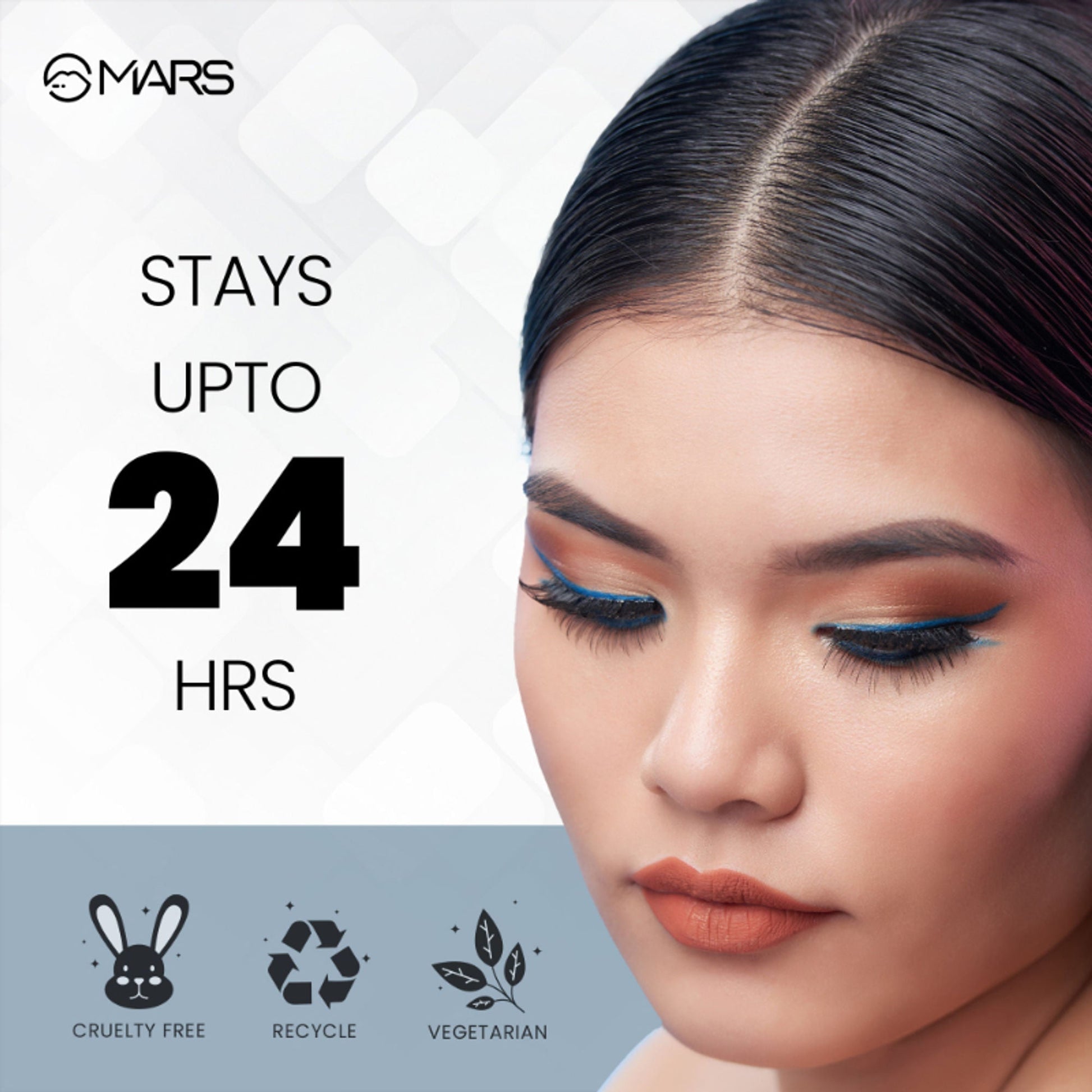 MARS Cosmetics 2-In-1 Hue Gel Eyeliner With 2 Brush Set - 1