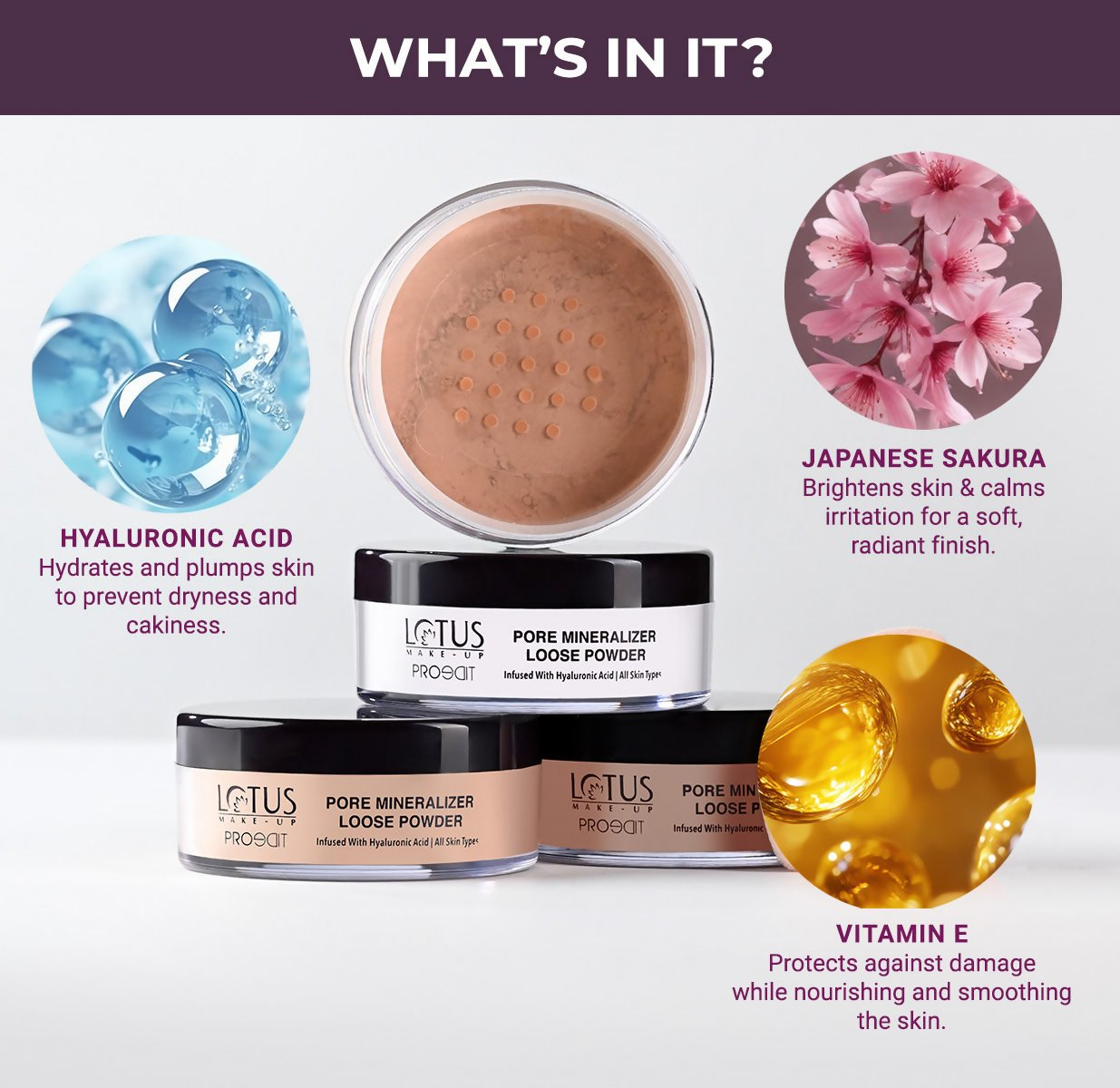 Lotus Make Up Proedit Pore Mineralize Loose Powder - 03 Almond