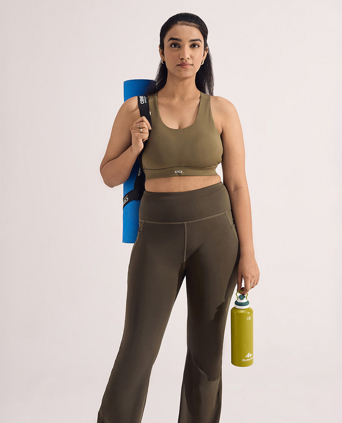Crostini Full Coverage Sports Bra Olive