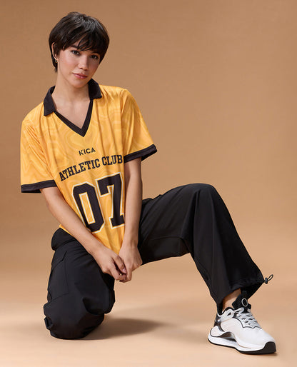 Quick-Dry Jersey For Sports & Gym Yellow