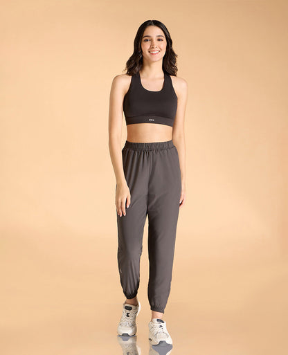 Kica High-Rise Training Track Pants Grey