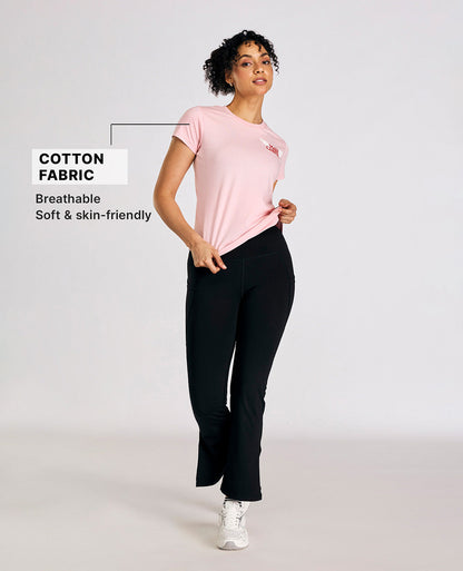 Cotton Everyday Essential Top Pink