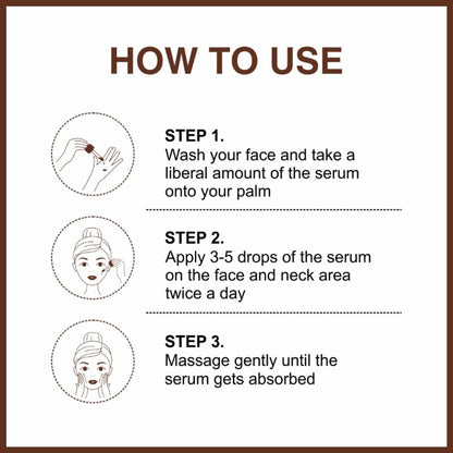 She Essentials Coffee Face Serum For Hydration & Sun Damage Protection - Antioxidant-Rich