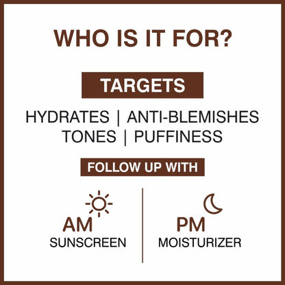 She Essentials Coffee Face Serum For Hydration & Sun Damage Protection - Antioxidant-Rich