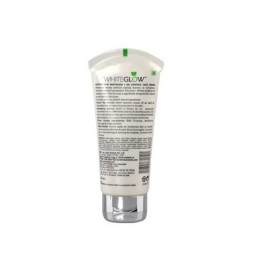 Lotus Herbals White Glow Active Skin Whitening & Oil Control Facewash