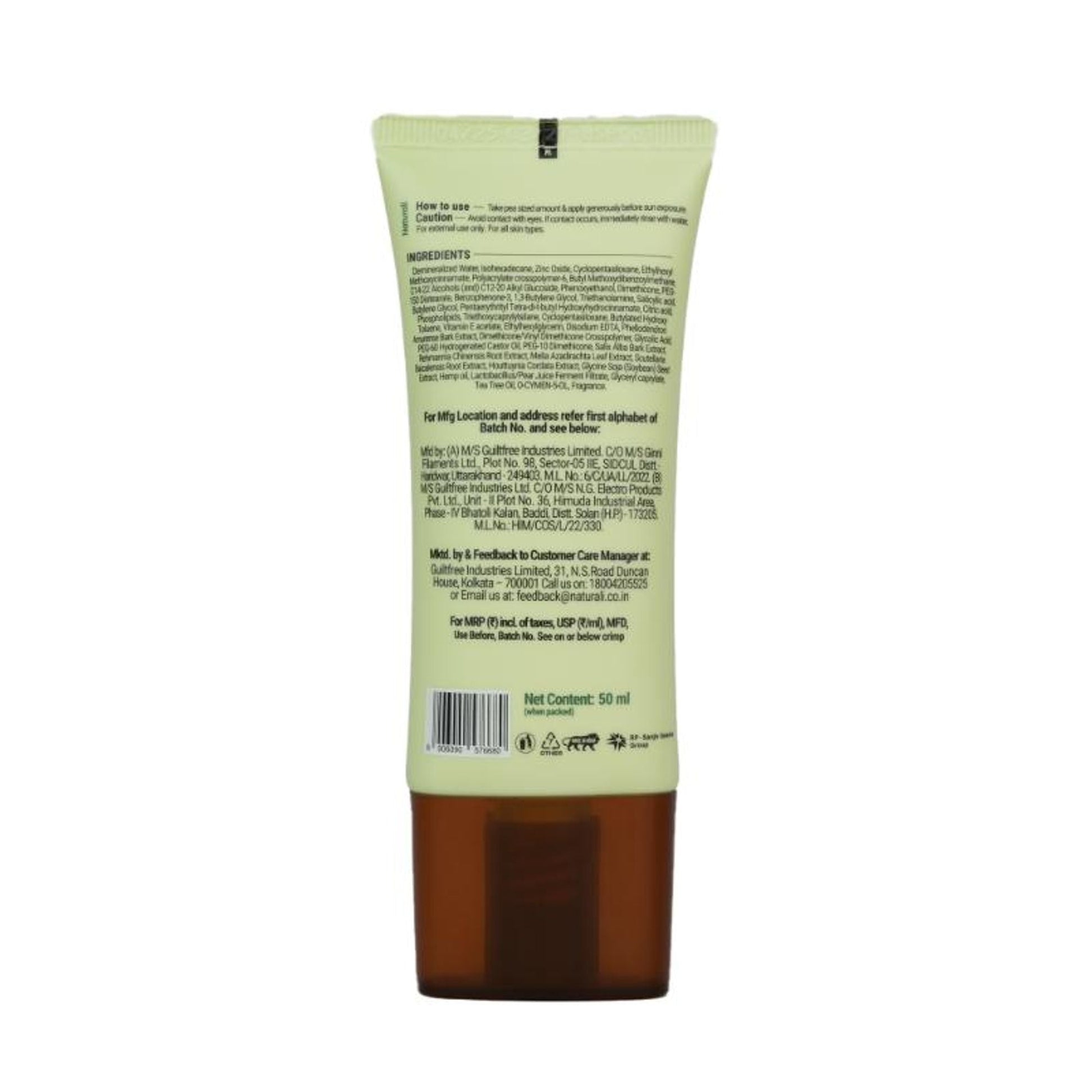 Naturali Acne Control Sunscreen SPF60 With PA+++