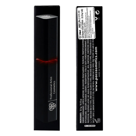 PAC Studio Soft Matte Cream Lipstick - 22 Pep Talk