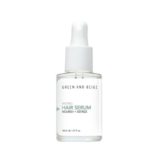Green And Beige Recreo Nourish & Defrizz Hair Serum