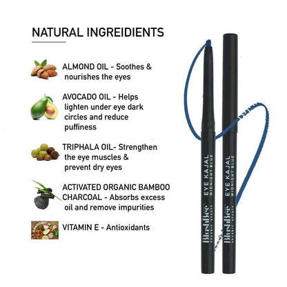 BlushBee Organic Beauty Eye Kajal - Midnight Blue