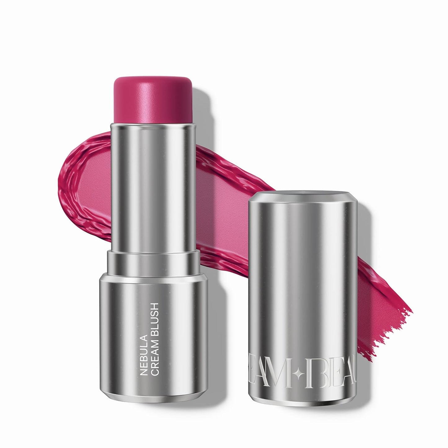 Luxury Nebula Cream Blush - Lagoon Pink, 3-in-1 Tint for Cheeks, Lips & Eyes