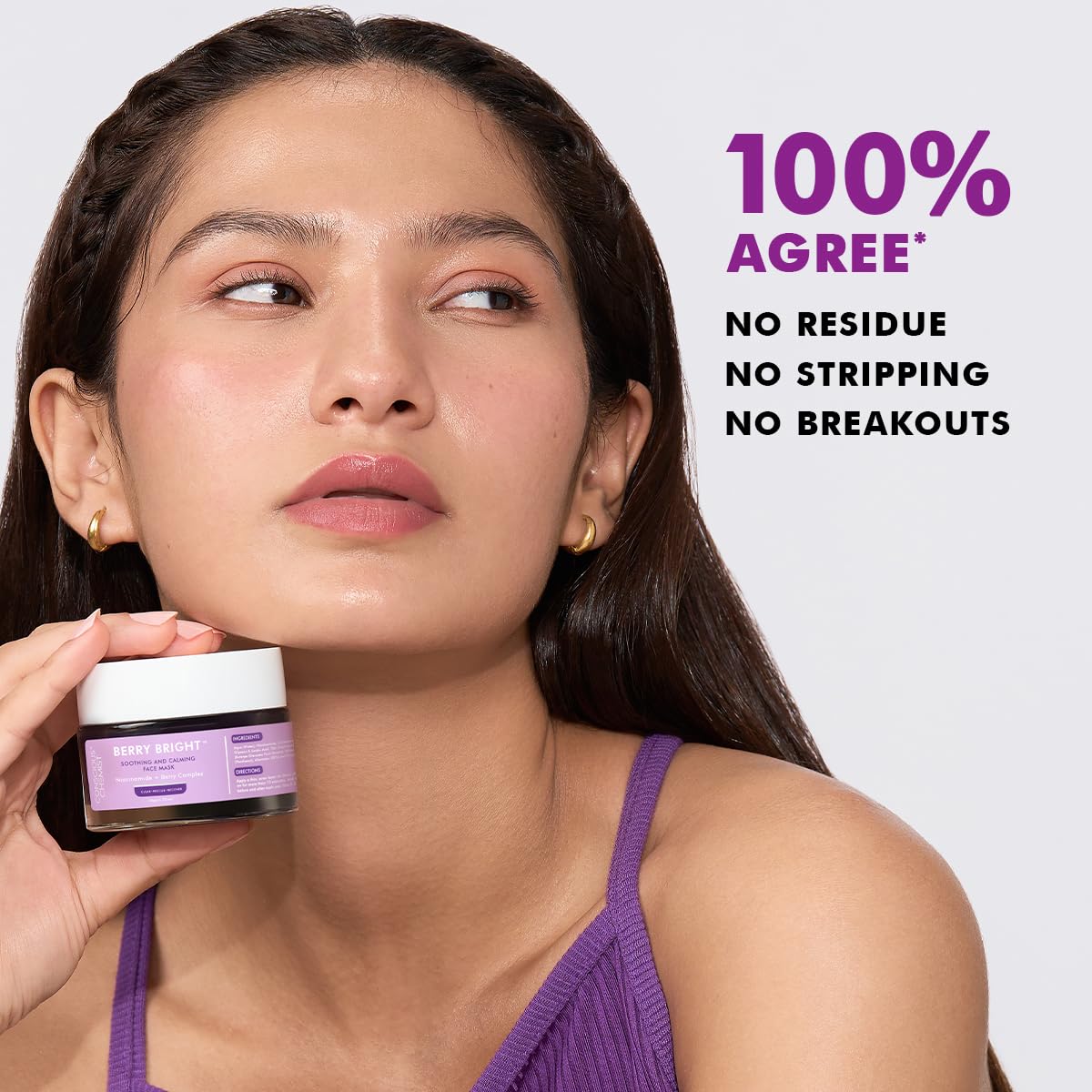 Conscious Chemist Berry Bright Face Mask with Niacinamide & Berry Extracts 50g