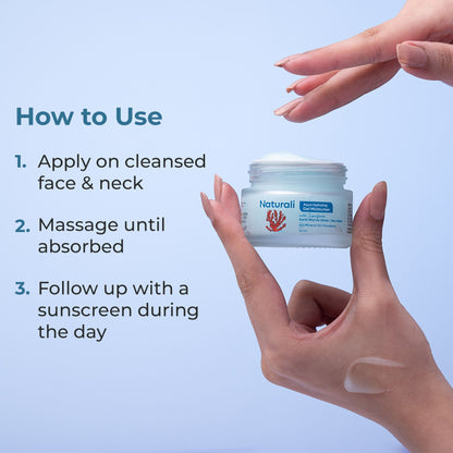 Naturali Aqua Hydrating Gel Moisturiser with Superfoods Earth Marine Water & Sea Algae