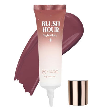 MARS Luxury Liquid Blush 12ml - Dewy Matte, Long-Lasting, Highly Pigmented