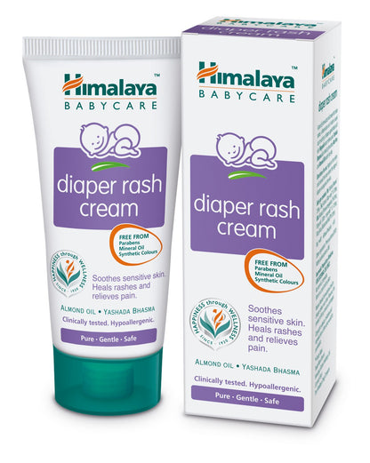 Himalaya Baby Diaper Rash Cream (100g) | Relieves Rashes, reduces Redness & Irritation | With Aloe Vera, Yashad Bhasma, Almond Oil