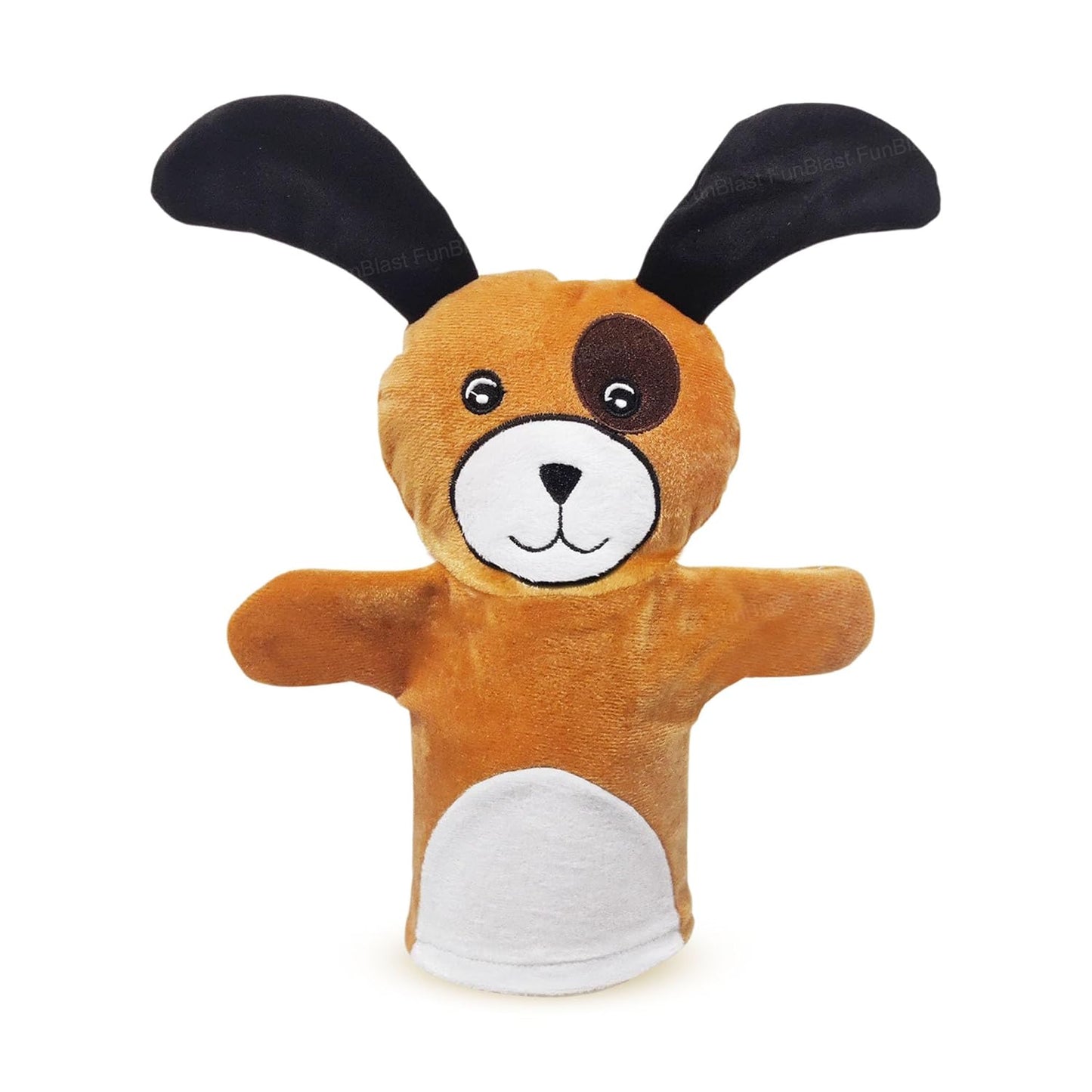 FunBlast Hand Puppets for Kids - Soft Puppets, Story Telling Puppet Toy, Plush Animals Puppet, Fun Play Learning Toys - Multicolor (Tiger)