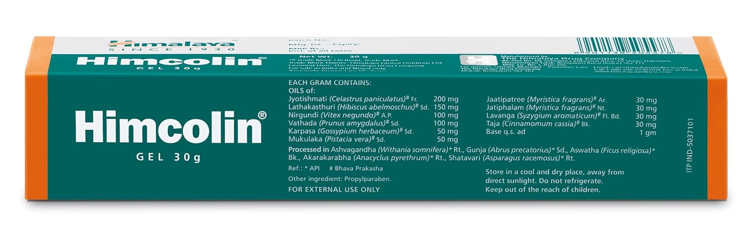 Himalaya SINCE 1930 Himcolin Gel - 30g