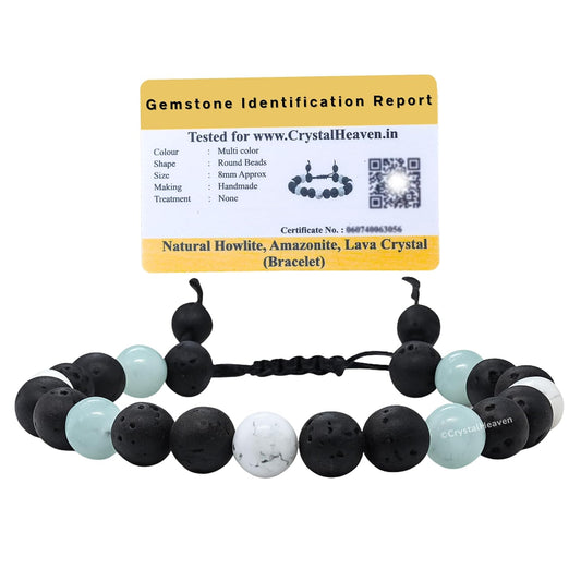 Total Protection Crystal Bracelet for Men Women - Tiger Eye, Black Obsidian, Hematite, Evil Eye Bracelet Set - Real Healing Stone Adjustable Bracelet