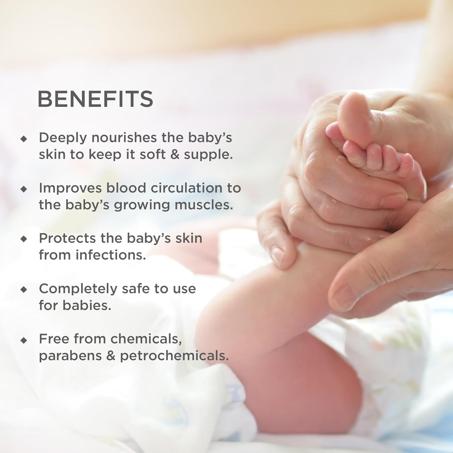 Forest Essentials Dasapushpadi Baby Body Massage Serum 200ml (Baby Oil)