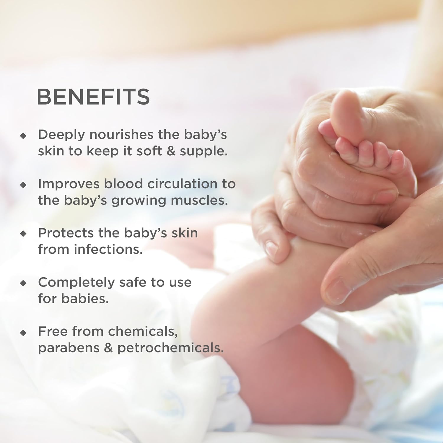 Forest Essentials Dasapushpadi Baby Body Massage Serum 200ml (Baby Oil)