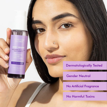 Conscious Chemist Berry Bright Soothing & Calming Face Cleanser 100ML