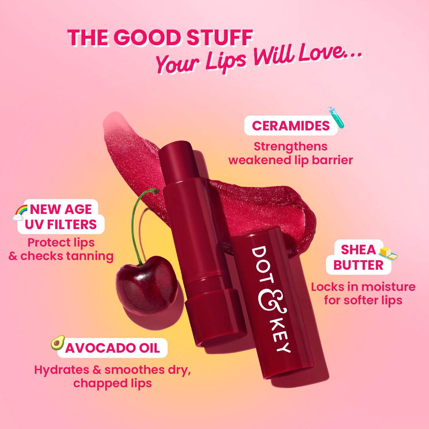 Dot & Key Cherry Crimson SPF 50 Lip Balm 4.5g
