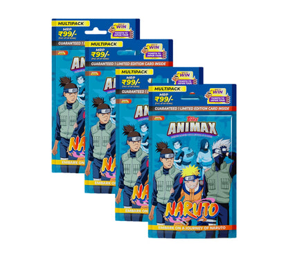 Topps Animax 2024 Official Naruto Collectible Card Game(Multipack of 6)