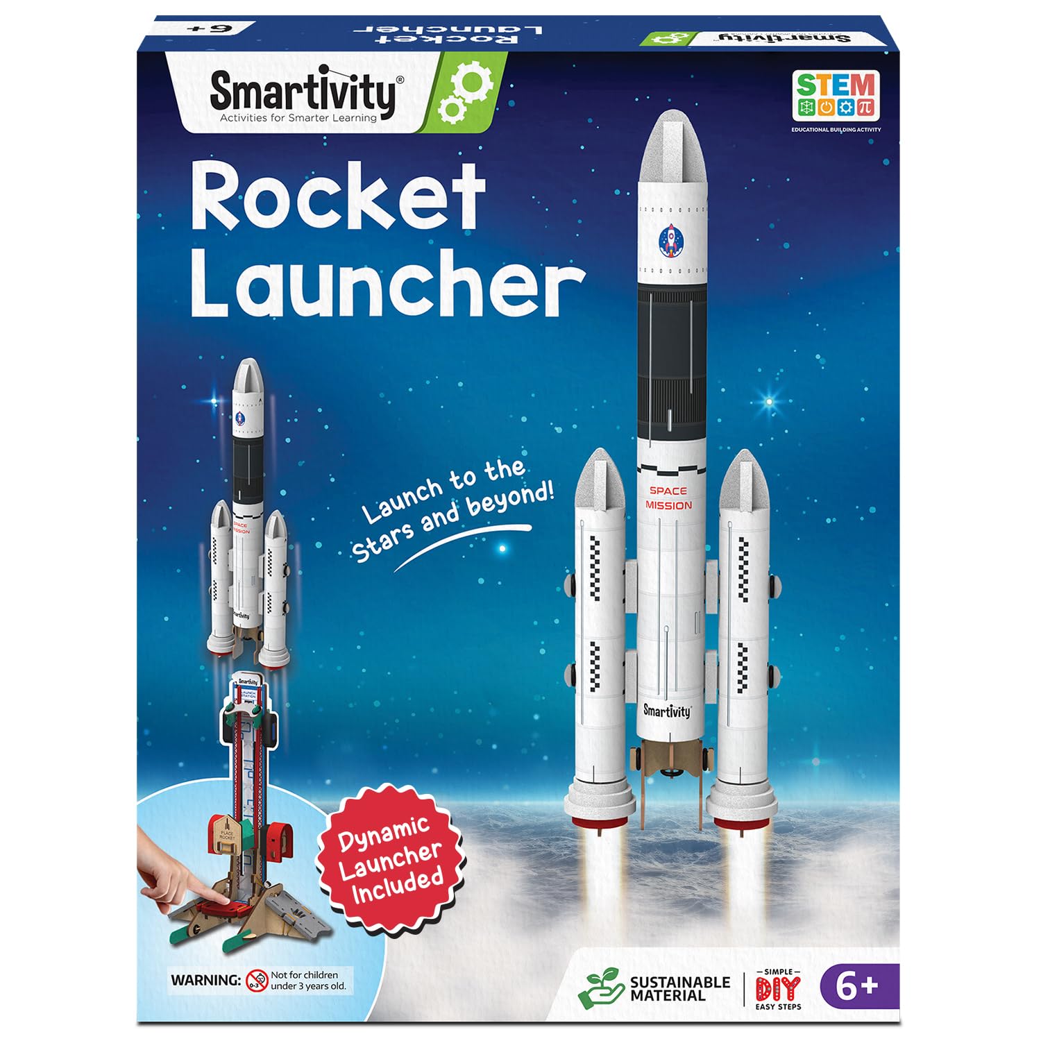 Smartivity My First Science Experiment Kit for Kids 6-8-10-12-14 Years I 50+ Amazing Science Experiments | Birthday Gift for Boys & Girls | Educational Toy for Kids 6,7,8,9,10,11,12 Years Old Rocket Launcher