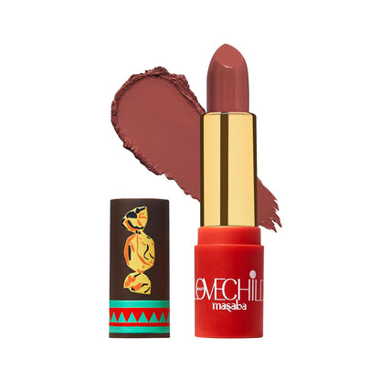 LoveChild Masaba - Meetha - Luxe Matte Lipstick, Hydrating & Nourishing, Long lasting, Bullet Matte Mauve Lipstick, 4ML