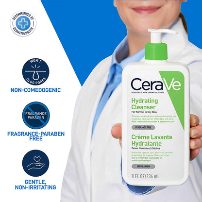 CeraVe Face Wash for Dry & Sensitive Skin - 236ml