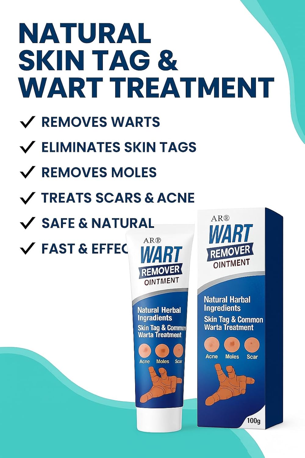 Wart & Skin Tag Remover Ointment 100g