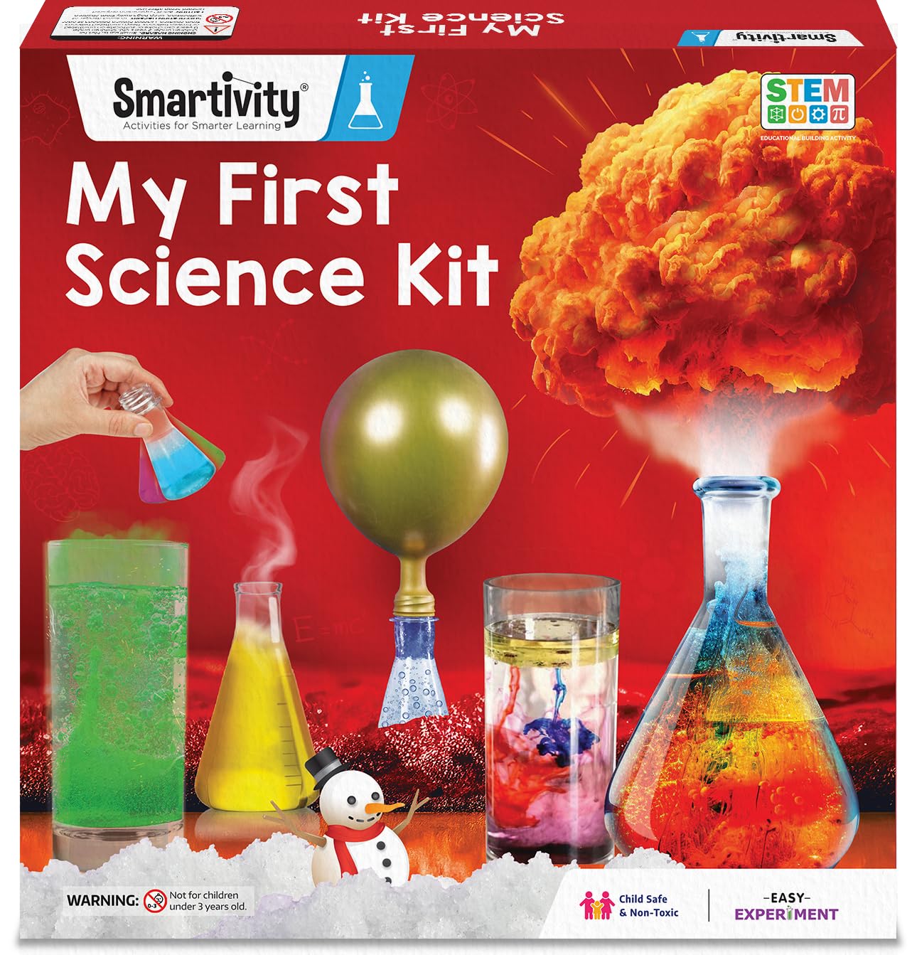 Smartivity My First Science Experiment Kit for Kids 6-8-10-12-14 Years I 50+ Amazing Science Experiments | Birthday Gift for Boys & Girls | Educational Toy for Kids 6,7,8,9,10,11,12 Years Old Junior Science Kit