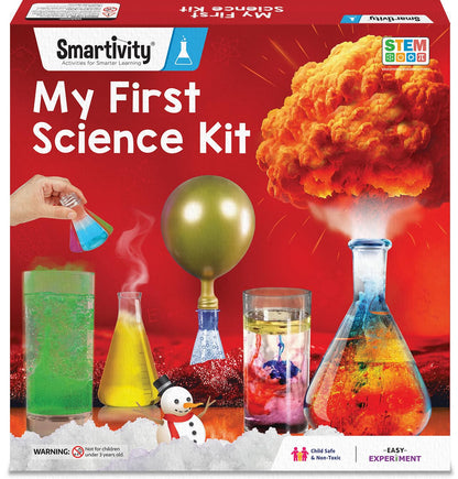 Smartivity My First Science Experiment Kit for Kids 6-8-10-12-14 Years I 50+ Amazing Science Experiments | Birthday Gift for Boys & Girls | Educational Toy for Kids 6,7,8,9,10,11,12 Years Old Junior Science Kit