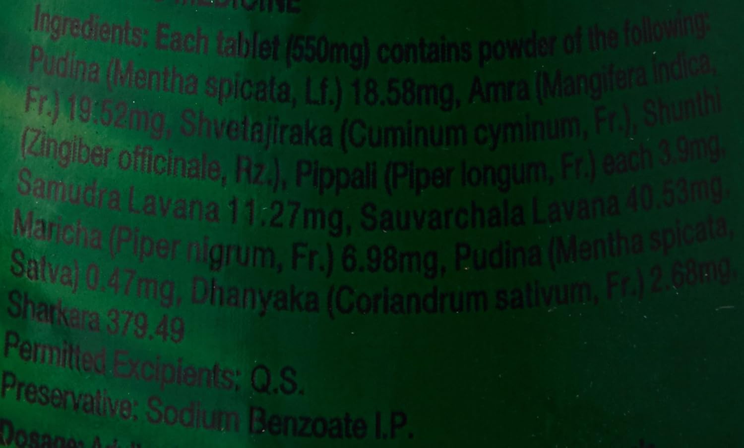 Dabur Hajmola : 100% Ayurvedic Tasty Digestive Tablets for Improved Digestion and Relief from flatulence , Pudina flavour-120 tabs