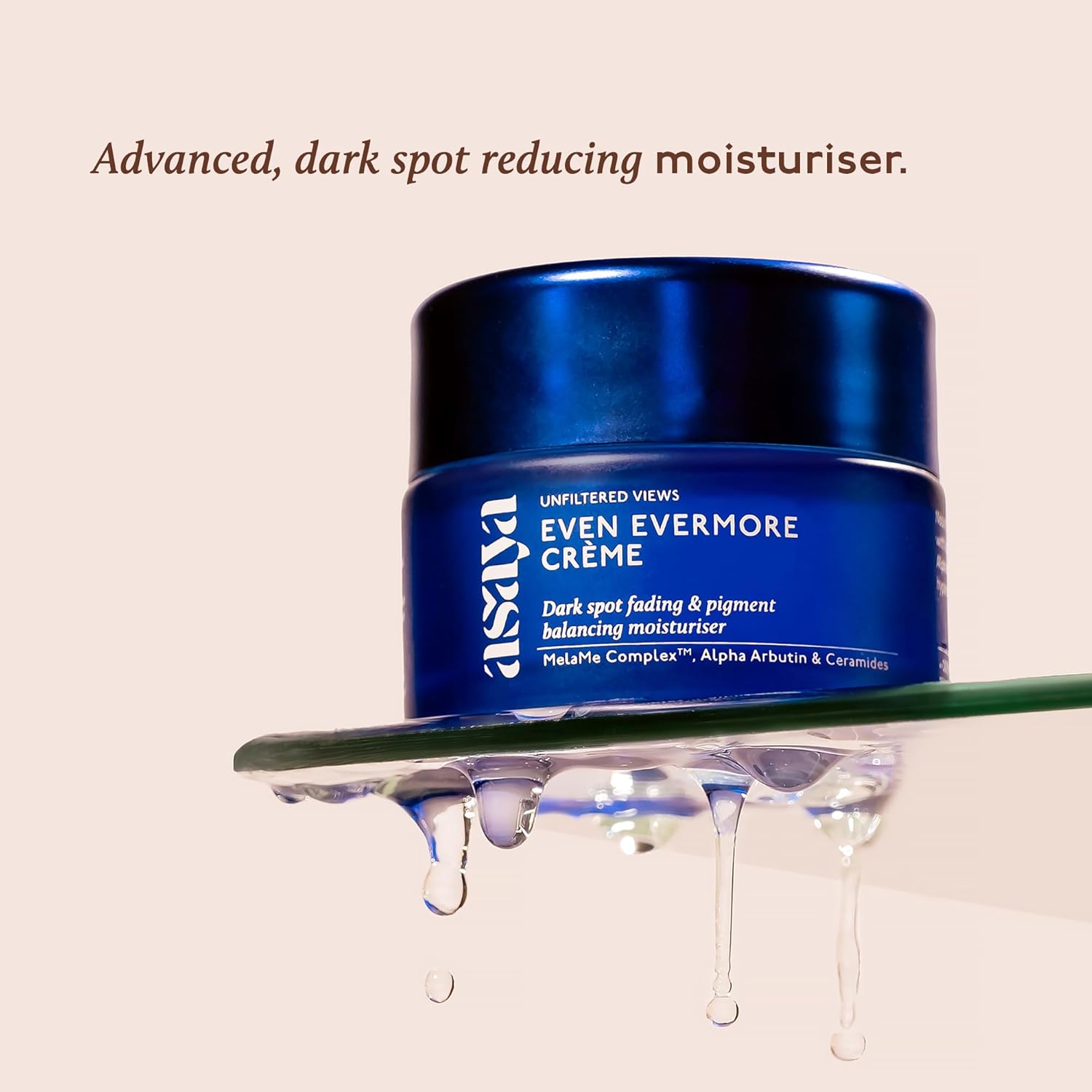 Asaya Ceramides Moisturizer with Alpha Arbutin | Dark Spots & Acne Marks Removal Cream | MelaMe™ Complex for Hyperpigmentation & Even Skin Tone | Barrier Repair & Deep Hydration | Lightweight, Non-Greasy & Fast Absorbing | For Face & Neck | Oily, Dry & Co