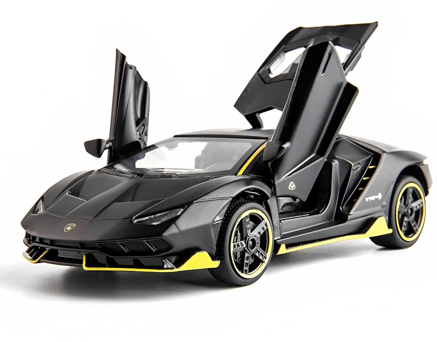 Kiddie Galaxia Tesla Cyber Truck Camping Pickup RV with Motorcycle 1:32 Model Car Alloy Metal Pull Back Die-cast Metal Toy car with Openable Doors & Light Music Gifts Toys Kids【Colors as Per Stock】