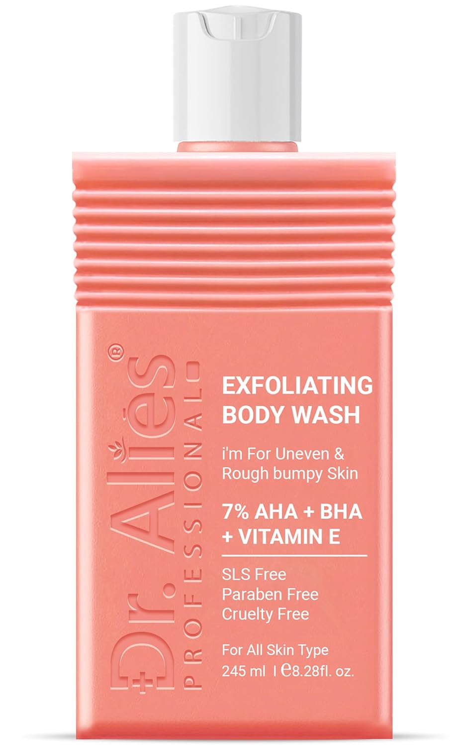 Dr. Alies Exfoliating Body Wash 245ml with AHA BHA for Smooth Skin